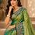 Sangam prints sea green soft silk blend woven work traditional saree