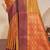 Sangam prints golden mustard soft silk blend woven work traditional saree