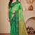 Sangam prints mint green soft silk blend woven work traditional saree