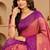 Sangam prints dusty rose pink soft silk blend woven work traditional saree