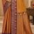 Sangam prints antique gold soft silk blend woven work traditional saree