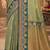 Sangam prints pastel pistachio green soft silk blend woven work traditional saree