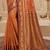 Sangam prints copper gold soft silk blend woven work traditional saree