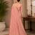 Sangam prints dusty pink cotton silk woven work traditional saree