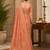 Sangam prints peach cotton silk woven work traditional saree