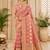 Sangam prints dusty pink cotton silk woven work traditional saree