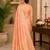 Sangam prints peach cotton silk woven work traditional saree