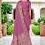 Sangam prints mauve satin woven work traditional saree