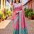 Sangam prints dusty pink satin woven work traditional saree