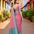 Sangam prints dusty pink satin woven work traditional saree