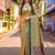 Sangam prints beige-gold satin woven work traditional saree