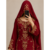Maroon Gold Embroidered Kaftan Dress