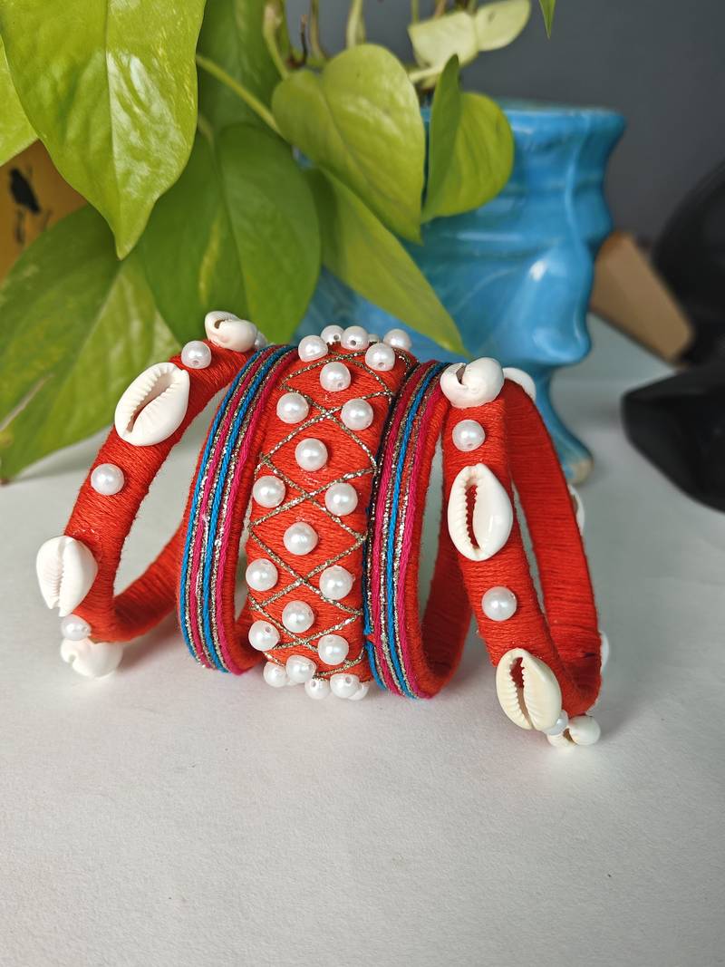  traditional designer bangle set for women 