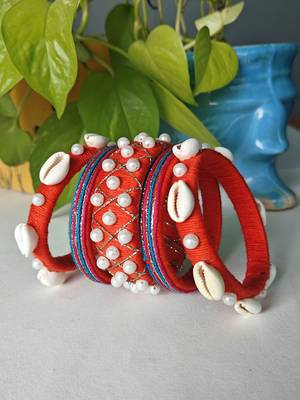  traditional designer bangle set for women  2