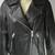 Women’s black  lambskin leather jacket -asymmetrical  zipper detail