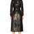 Women's  black  lambskin leather coat- full sleeve