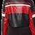 Women’s black-red lambskin leather jacket biker jacket