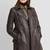 Women’s tailored mid-to-longline leather trench coat deep espresso brown