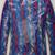 Women’s mid-length multi-color leather coat  trench style zipper coat