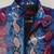 Women’s mid-length multi-color leather coat  trench style zipper coat