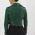 Women’s green lambskin leather jacket biker style