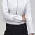 Women’s white lambskin leather jacket- multiple zipper motor biker detail