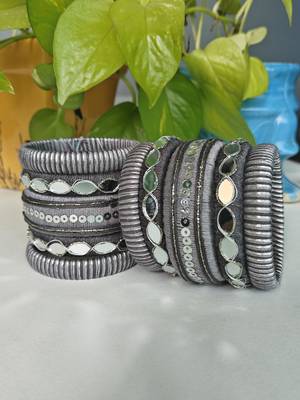 traditional designer bangle set for women  3