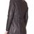 Women’s black zip tailored trench style belted leather coat