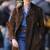 Women’s dark brown suede trench style leather coat