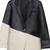 Women’s black white formal trench style button leather coat