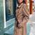 Women’s black furr collar  full-length safari-inspired leather trench coat