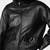 Women’s black bomber lambskin leather jacket -furry color