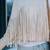 Women white lambskin leather jacket-  fringe detailing