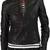 Women’s black zipper lambskin leather jacket biker moto jacket