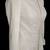 Women’s white blazer style zipper leather coat