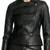 Women’s real soft lambskin leather jacket side zipper stylish slim fit