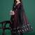Ethnic Motifs Printed Thread Work Pure Cotton Kurta With Trousers & Dupatta