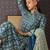 Women Ethnic Motifs Printed Regular Sequinned Pure Cotton Kurta with Trousers & With Dupatta