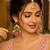 Pink leaf work earrings tikka set