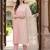 Women Regular Thread Work Kurta with Trousers & With Dupatta