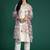 Yoke Design Zari Pure Cotton Kurta With Trousers & Dupatta