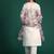 Yoke Design Zari Pure Cotton Kurta With Trousers & Dupatta