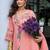 Women Floral Embroidered Regular Sequinned Pure Cotton Kurta with Trousers & With Dupatta