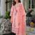 Women Floral Embroidered Regular Sequinned Pure Cotton Kurta with Trousers & With Dupatta