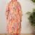 Plus Size Paisley Printed Panelled Pure Cotton Kurta with Trousers