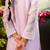 Women Solid Embroidered Cotton Kurta with Trousers & Dupatta