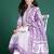 Floral Printed Pure Cotton Kurta with Trousers & Dupatta