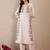 Women Floral Embroidered Regular Thread Work Pure Cotton Kurta with Trousers