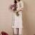 Women Floral Embroidered Regular Thread Work Pure Cotton Kurta with Trousers