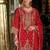 Ethnic Motifs Embroidered Sequinned Kurta with Trousers & Dupatta